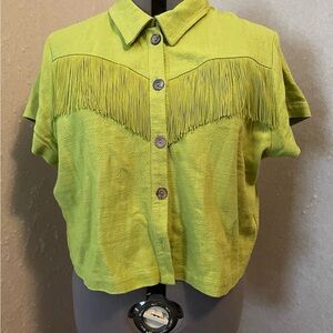 Fashion Brand Company Lime Button Down Shirt